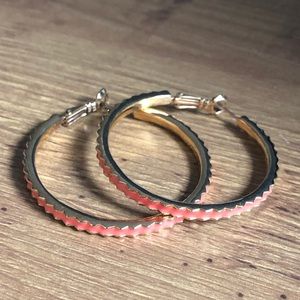 ♠️ Kate Spade ♠️ Dot to Dot Coral Hoop Earrings